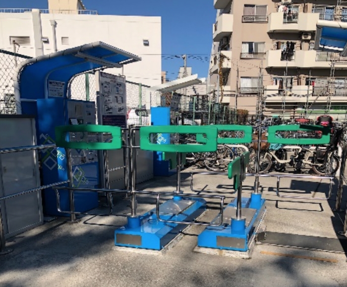 現状駐輪場の発券機LED化